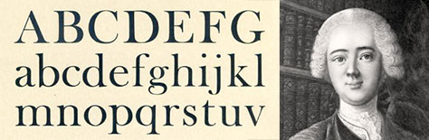 Baskerville-skrifttypen og Peter Frederik Suhm