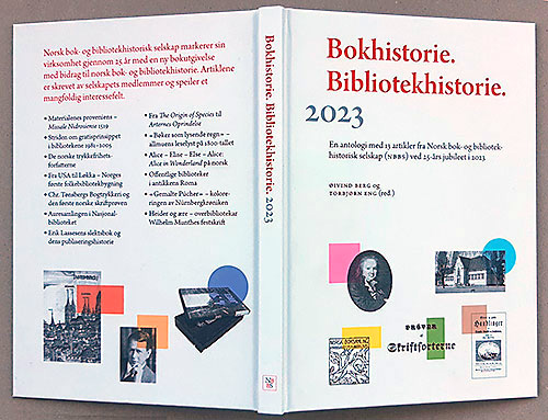 Bokhistorie. Bibliotekhistorie. 2023
