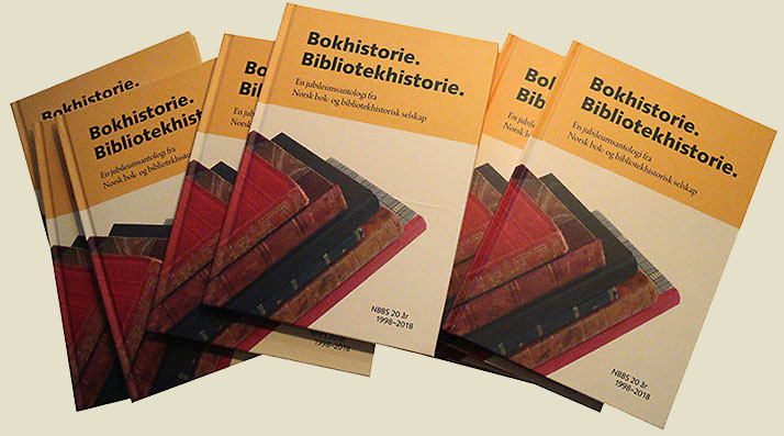 Bindet på boka Bokhistorie. Bibliotekhistorie.