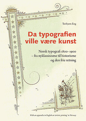 Omslaget til Da typografien ville være kunst